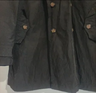 Cappotto impermeabile taglia M Vintage nero