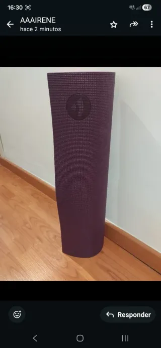 Esterilla de Yoga Morada