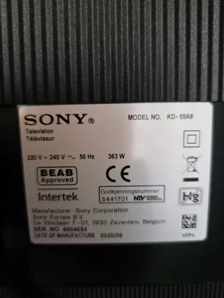 Televisor Sony OLED 55A8