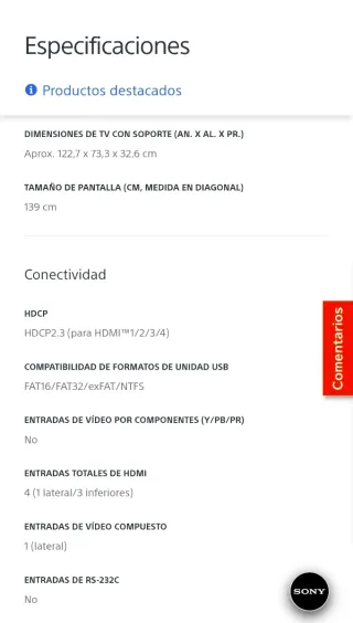 Televisor Sony OLED 55A8