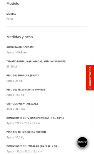 Televisor Sony OLED 55A8