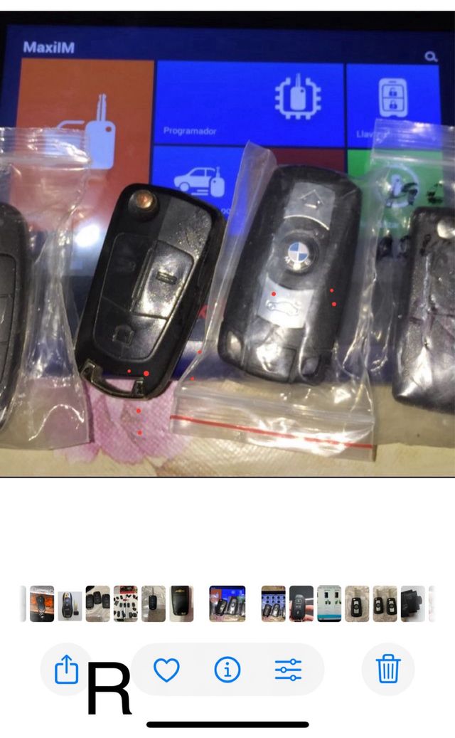 Lote de llaves de coche