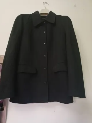 Chaqueta negra de vestir clásica para mujer