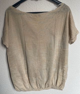 Camiseta Bershka Mariposa Talla S