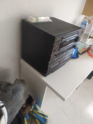 Cadena de música AIWA antigua