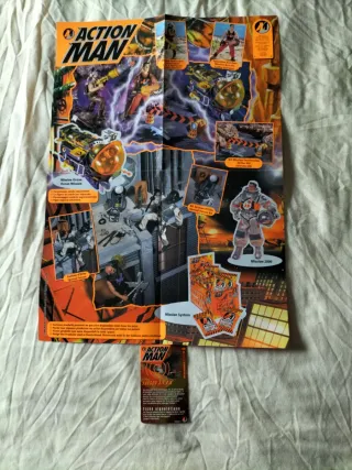 Póster action man(vintage)