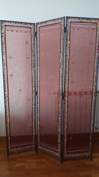 Biombo decorativo de 3 paneles