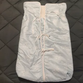 Saco de bebé muñeco de nieve azul