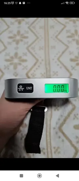 Báscula  peso portátil.