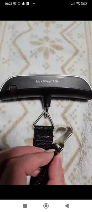 Báscula  peso portátil.