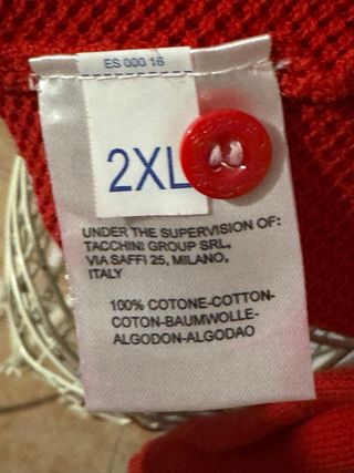 Maglione uomo rosso con zip