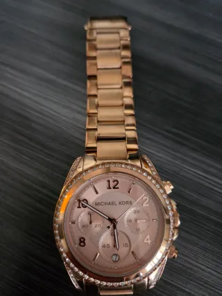 Reloj Michael Kors Mujer Dorado Rosado