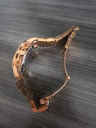 Reloj Michael Kors Mujer Dorado Rosado