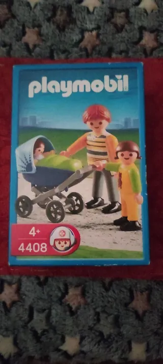 Playmobil Papá con Bebé y Cochecito 4408