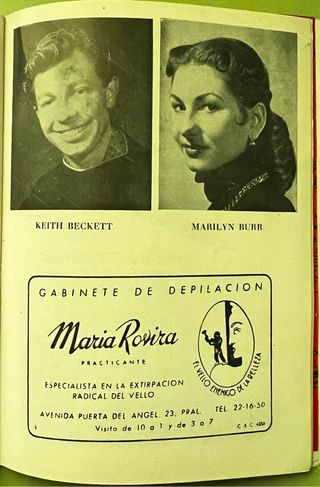 PROGRAMA OFICIAL GRAN TEATRO DEL LICEO AÑO 1955