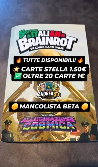 Cartas Cromos Brainrot Allucinazione Cosmica Beta