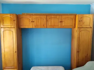 Armadio ponte in legno massello