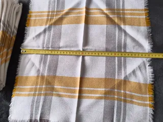 Servilletas de tela a cuadros (9 unidades)