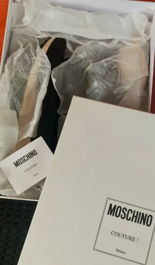 Moschino Couture Sneakers Sock nere e bianche