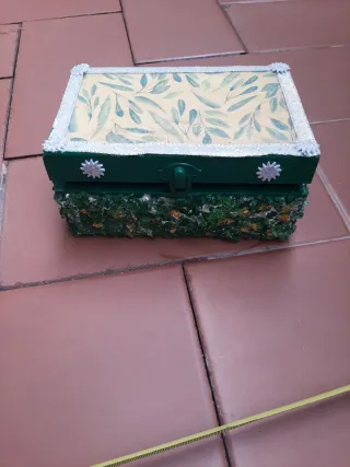 Cofre artesanía decoración joyero