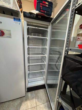 Congelador vertical cristal