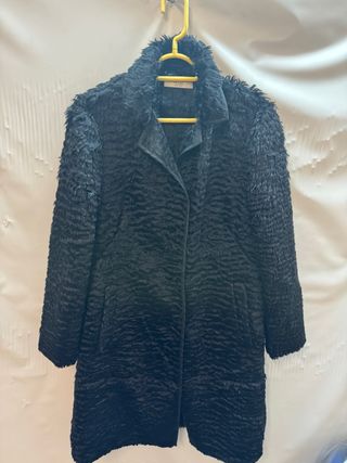 Gabardina Pelo Mujer Prada Negra