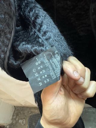 Gabardina Pelo Mujer Prada Negra