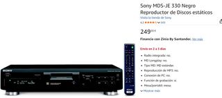 Sony MDS-JE330 MiniDisc Deck