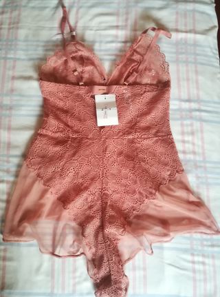 Mono/Pijama Donna Karan Rosa Talla M