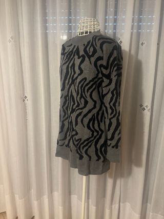 Maglione donna fantasia zebrata