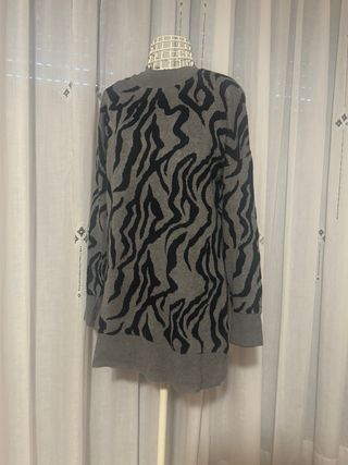 Maglione donna fantasia zebrata