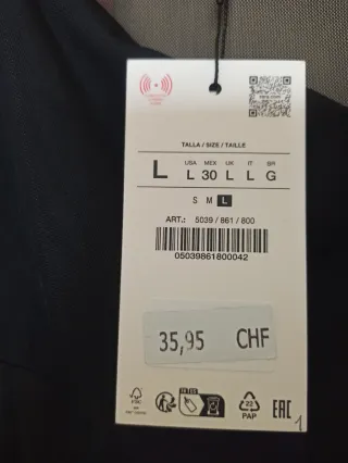 Vestido semi transparente de Zara