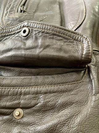 Chaqueta de Cuero Vintage GROWL – Piel Gruesa