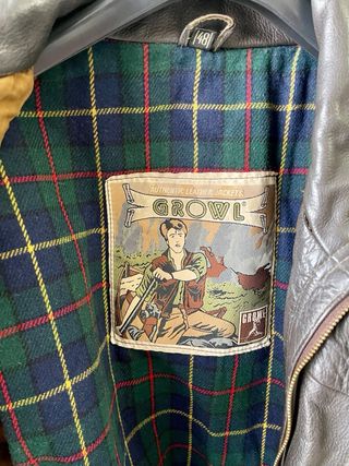 Chaqueta de Cuero Vintage GROWL – Piel Gruesa