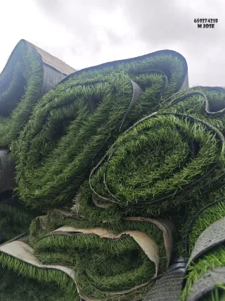 Césped artificial reciclado