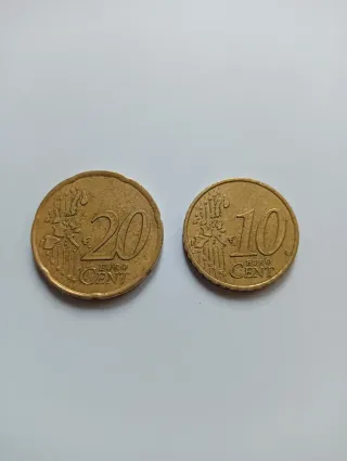#2/0021- Monedas céntimos Francia Segadora, 2000