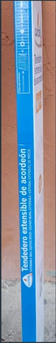 Tendedero extensible 80 cm metal gris