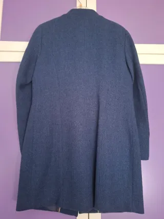 Abrigo Cortefiel espiga azul