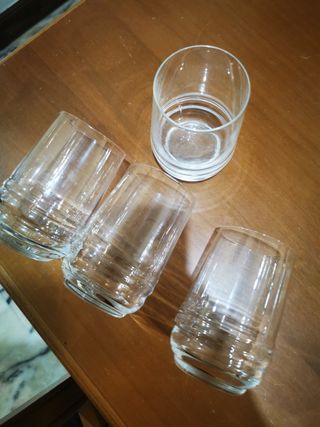 Pack 4 vasos de cristal