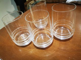Pack 4 vasos de cristal