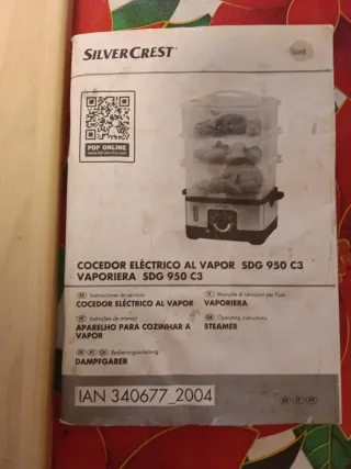 Cocedor vapor SilverCrest SDG 950 C3