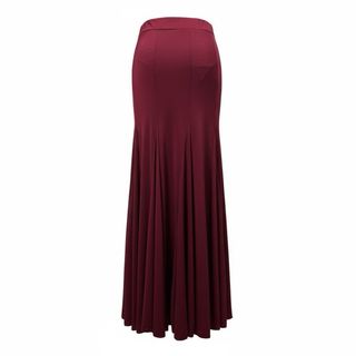 Falda Flamenco burdeos Larga Ensayo Quillas