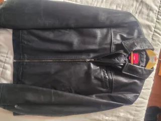 Cazadora Piel Hombre Celio Negra