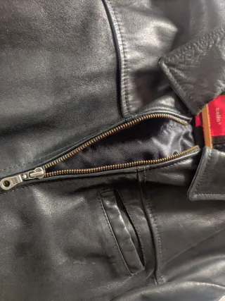 Cazadora Piel Hombre Celio Negra