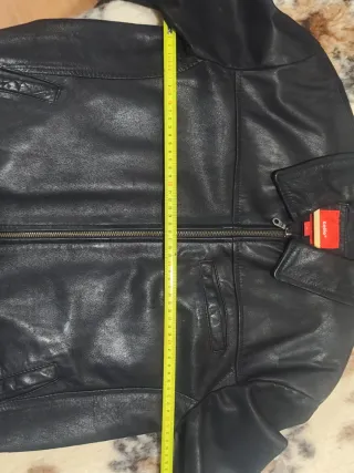 Cazadora Piel Hombre Celio Negra