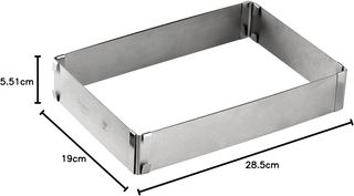 Dr. Oetker 1920 Backrahmen eckig, größenverstellba