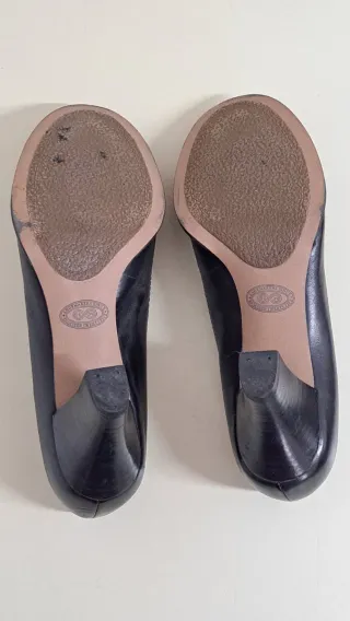 Zapatos tacón Clarks negros T.42