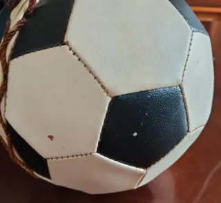 Botella FC Barcelona Balón decorativa vintage