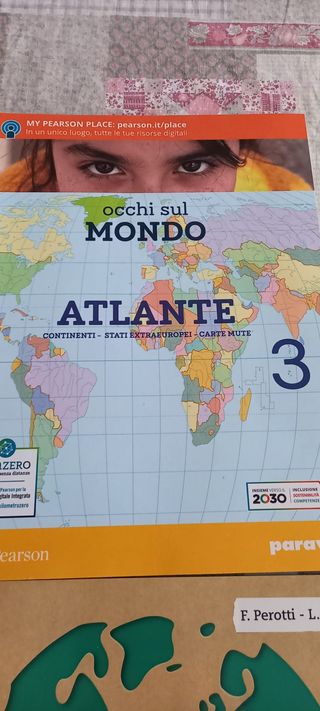 set 4 libri le regioni d'italia atlante stati extr