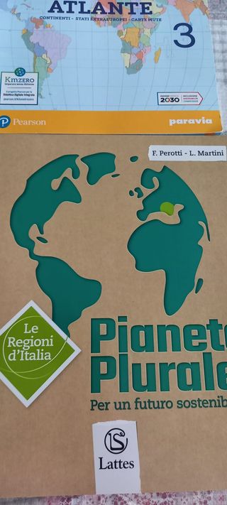 set 4 libri le regioni d'italia atlante stati extr